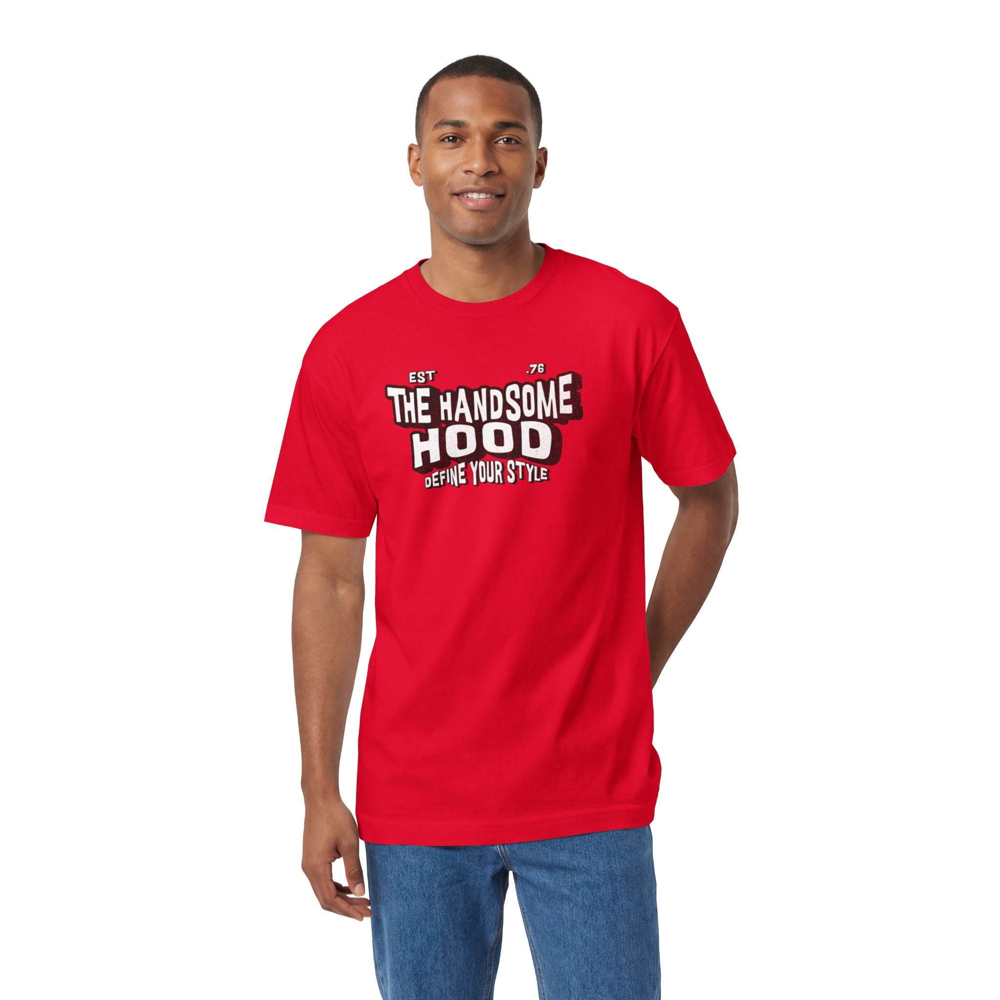 Graphic Tee — "The Handsome Hood" Retro Logo