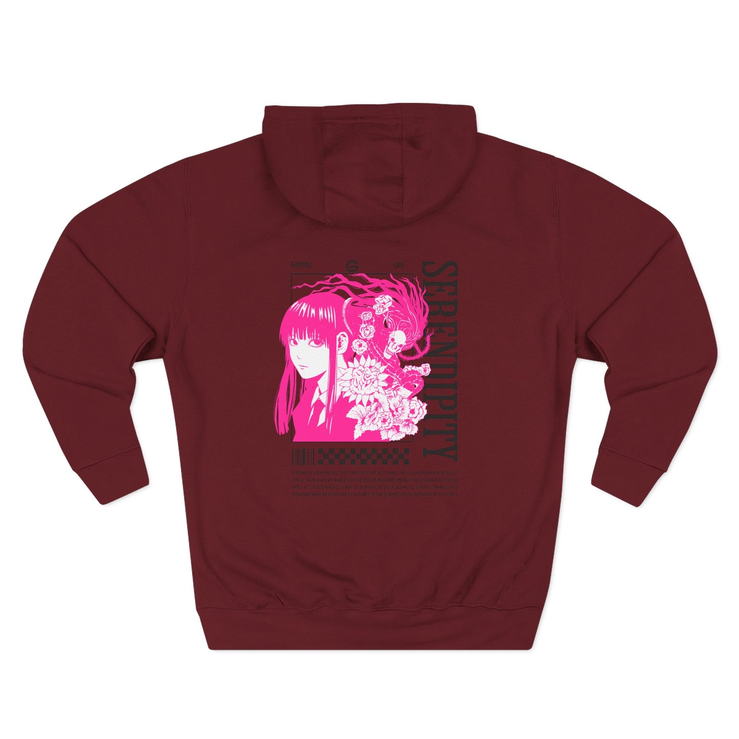 Serendipity Pink Anime Hoodie