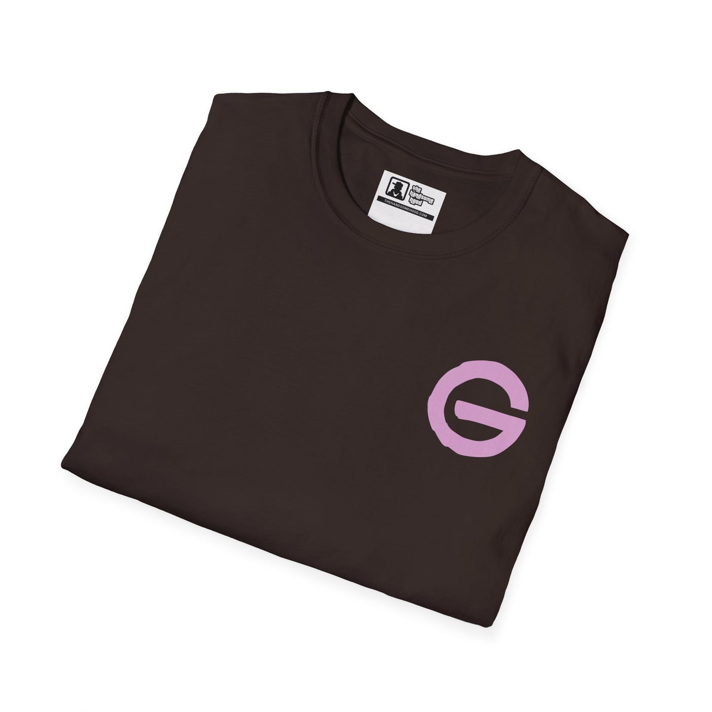 T-Shirt — Minimal Pink 'G' Logo Tee