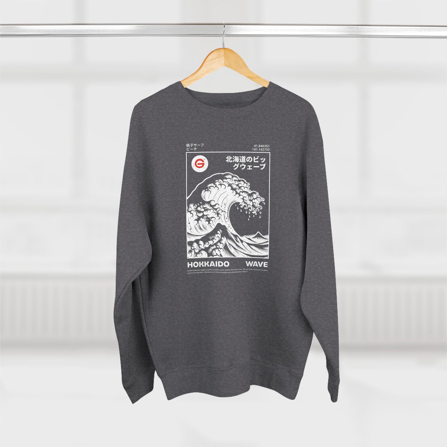 Hokusai Great Wave Crewneck Sweatshirt