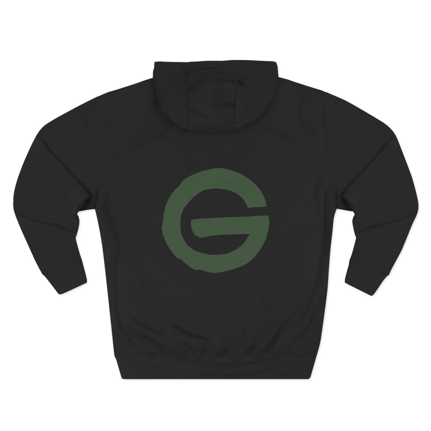 Minimalist Green 'G' Logo Hoodie