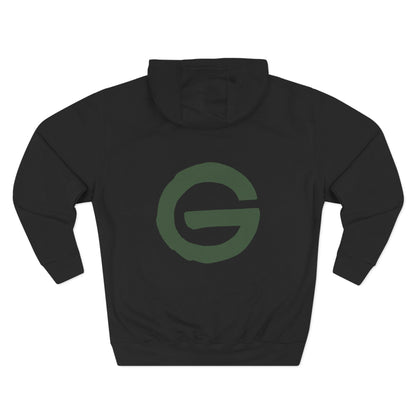 Minimalist Green 'G' Logo Hoodie