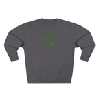 Detective Circle Crewneck Sweatshirt — Vintage Sherlock Pipe Logo