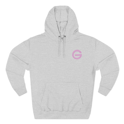 Minimalist Pink G Logo Hoodie