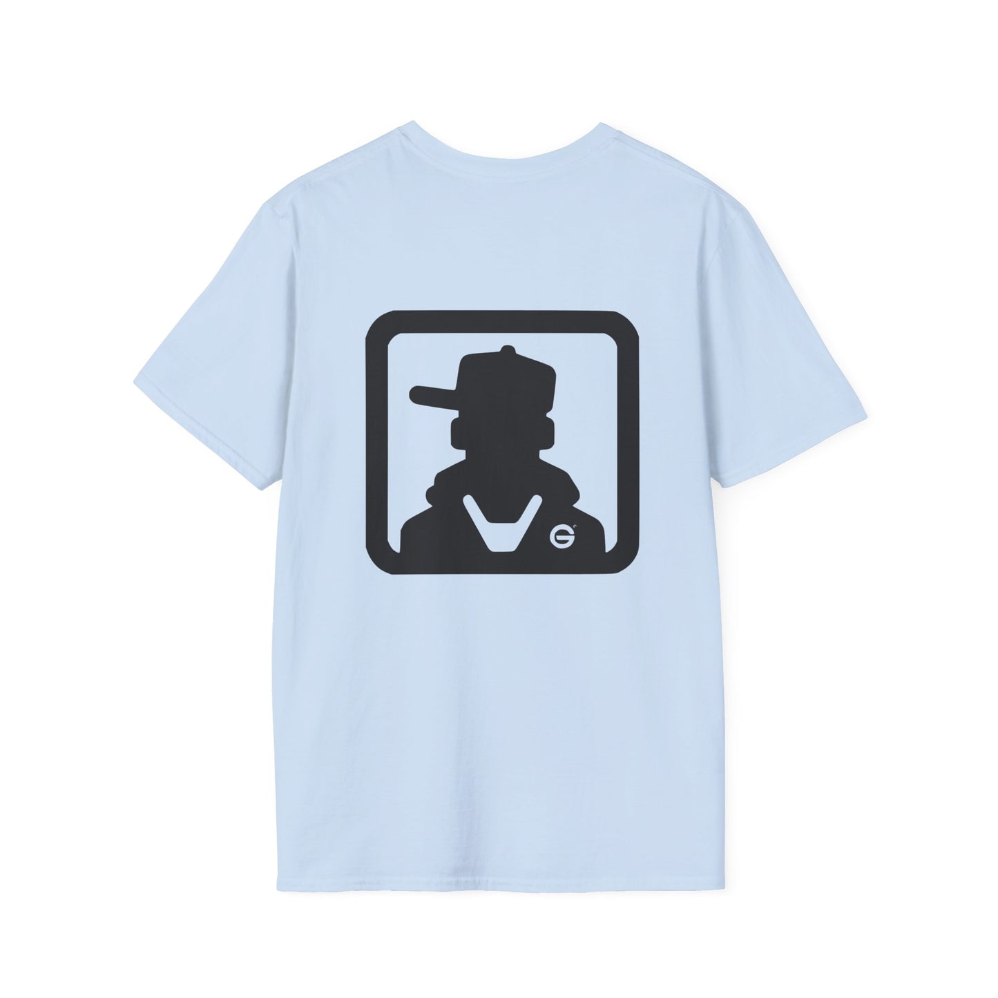 Minimal Monochrome Silhouette Logo Tee