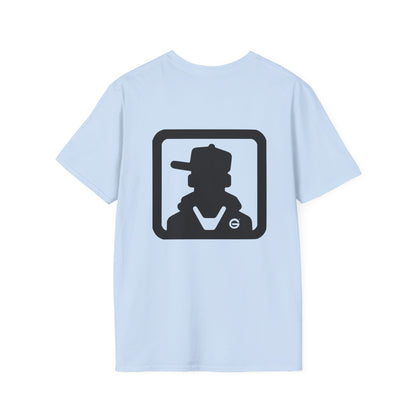 Minimal Monochrome Silhouette Logo Tee