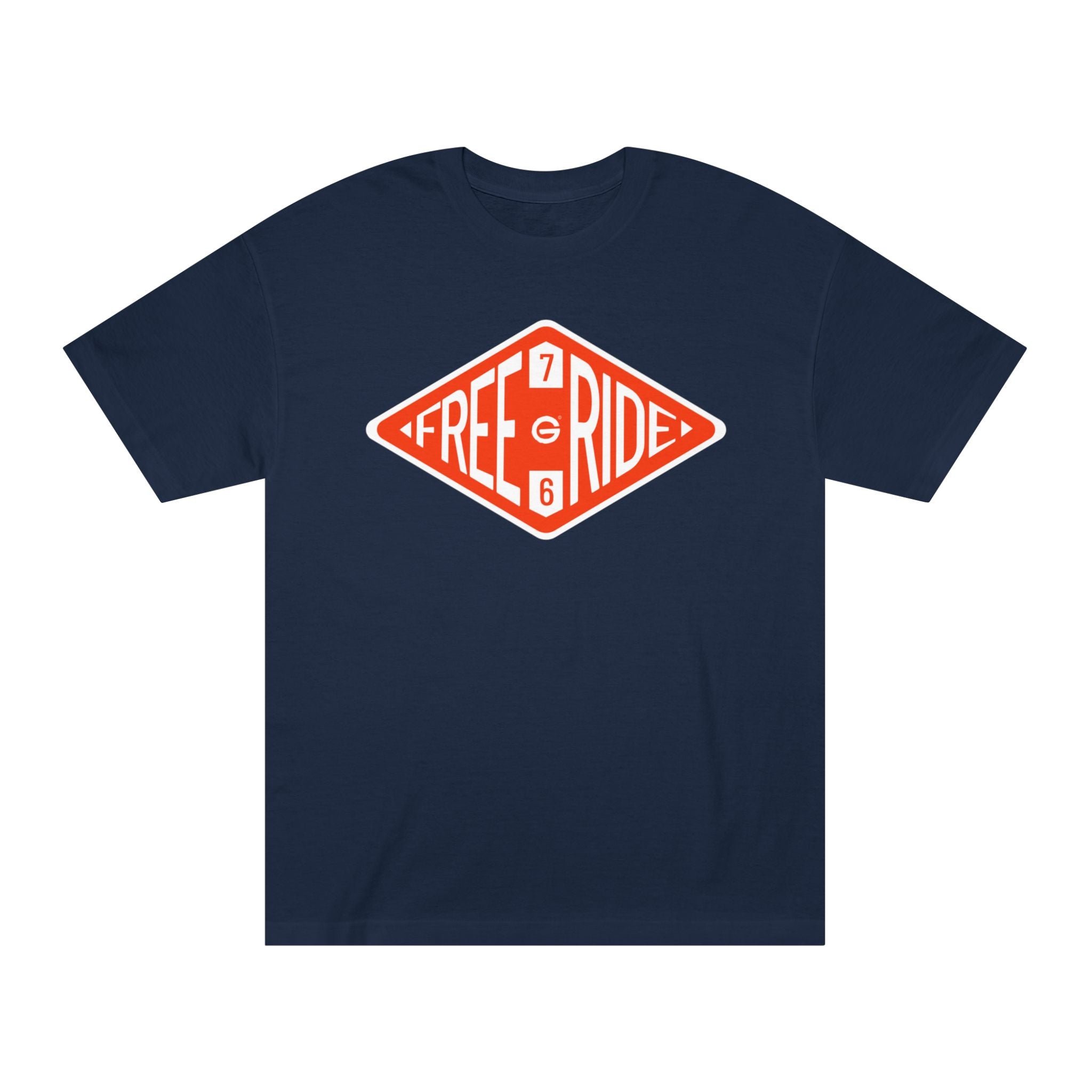 Free Ride 766 Retro Logo Tee — Vintage Surf/Skate Graphic T-Shirt