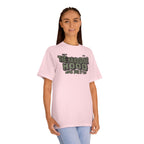 The Handsome Hood Tee — Vintage Military Green Graphic T-Shirt