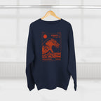 Wave Crewneck Sweatshirt — Hokkaido Wave Graphic