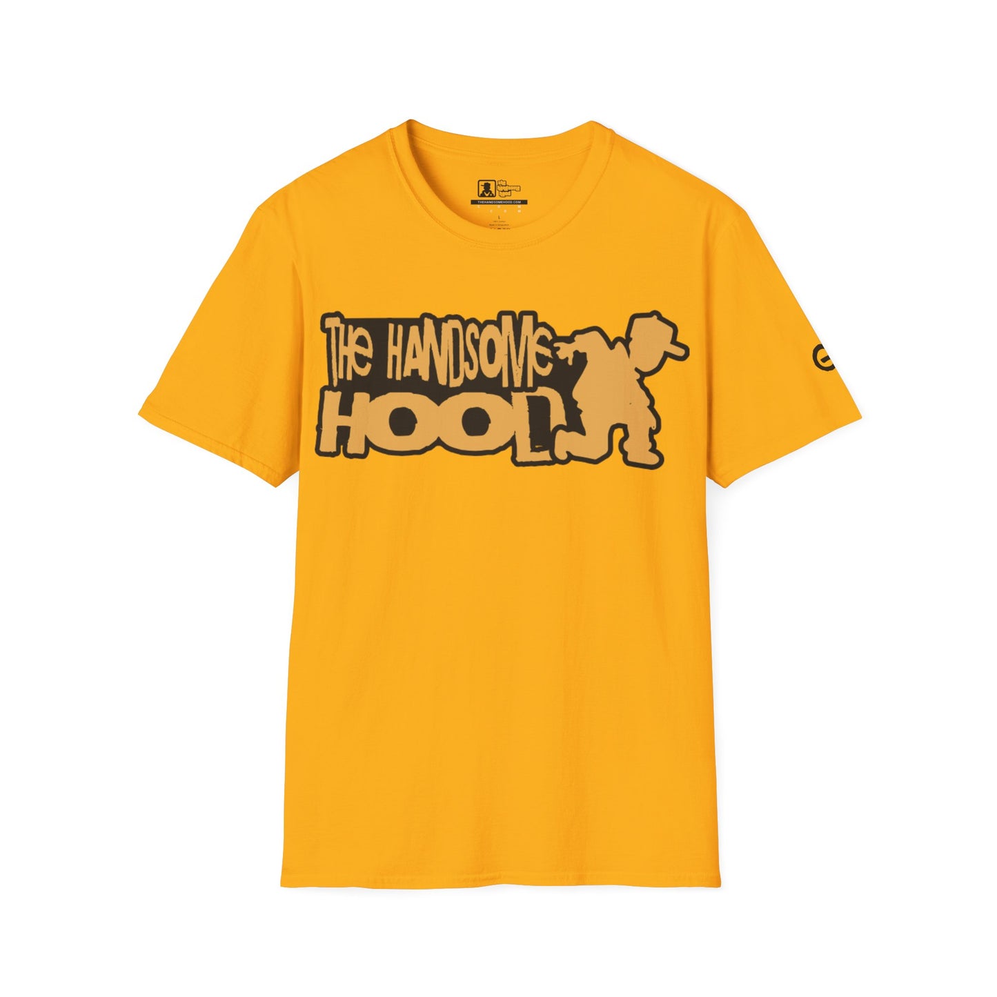 Handsomeschool Graphic T‑Shirt — 'The Handsome Hool' Retro Mascot Tee