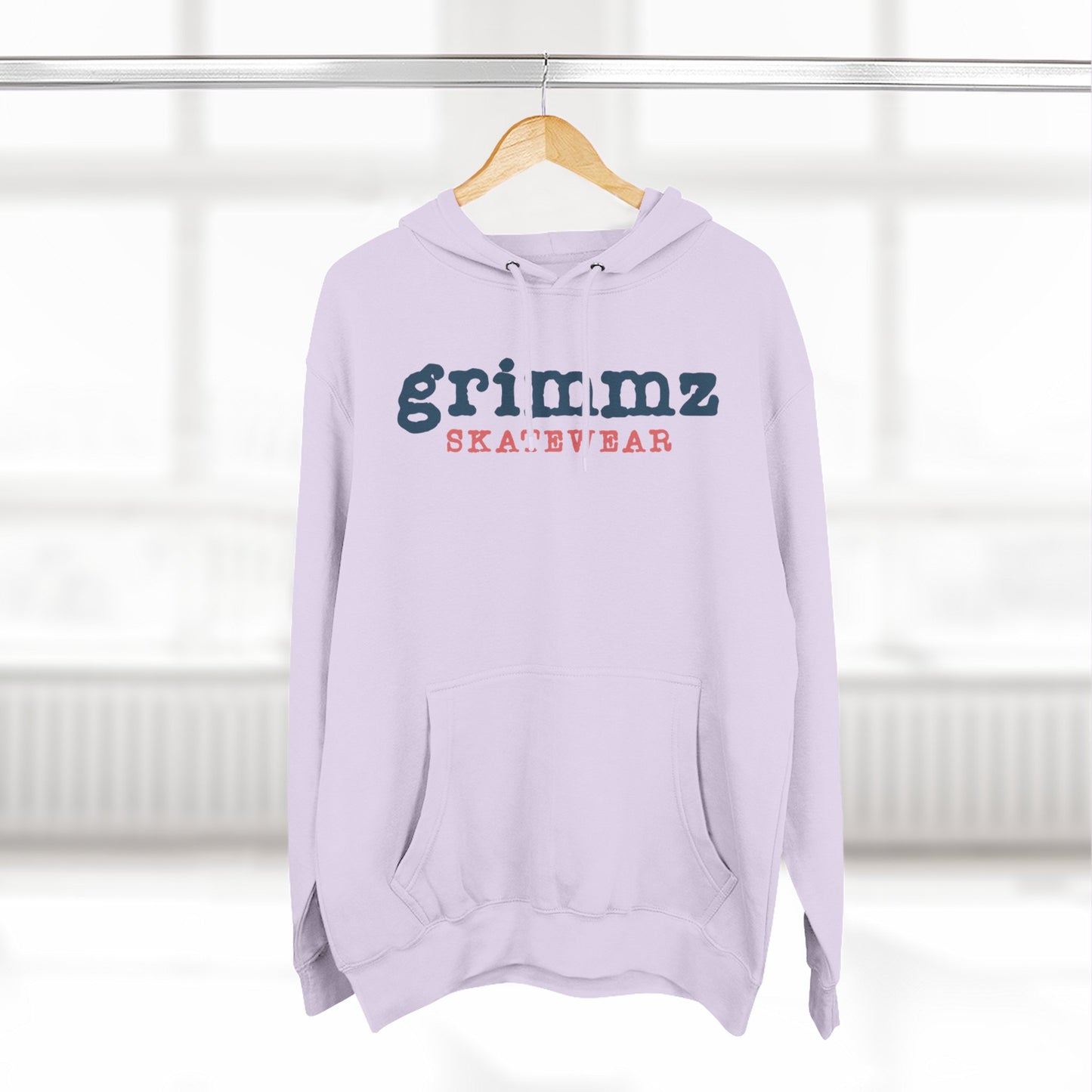 Grimmz Skatewear Fleece Hoodie — Vintage Skate Logo Pullover