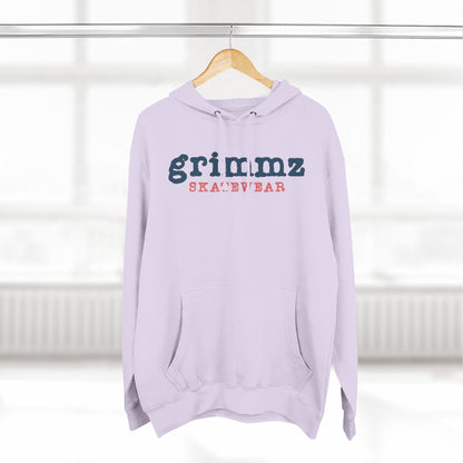Grimmz Skatewear Fleece Hoodie — Vintage Skate Logo Pullover