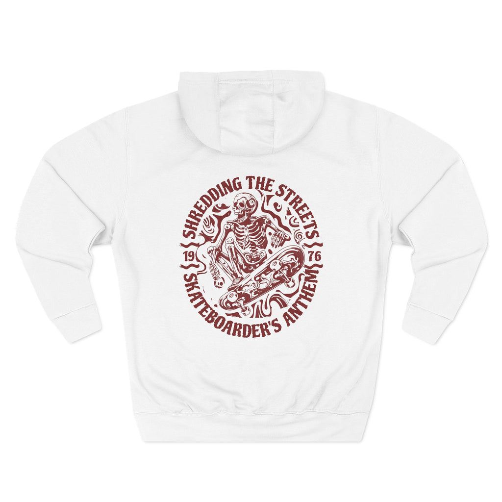 Skateboarders In Hell Graphic Hoodie — Retro Skate Circle Design