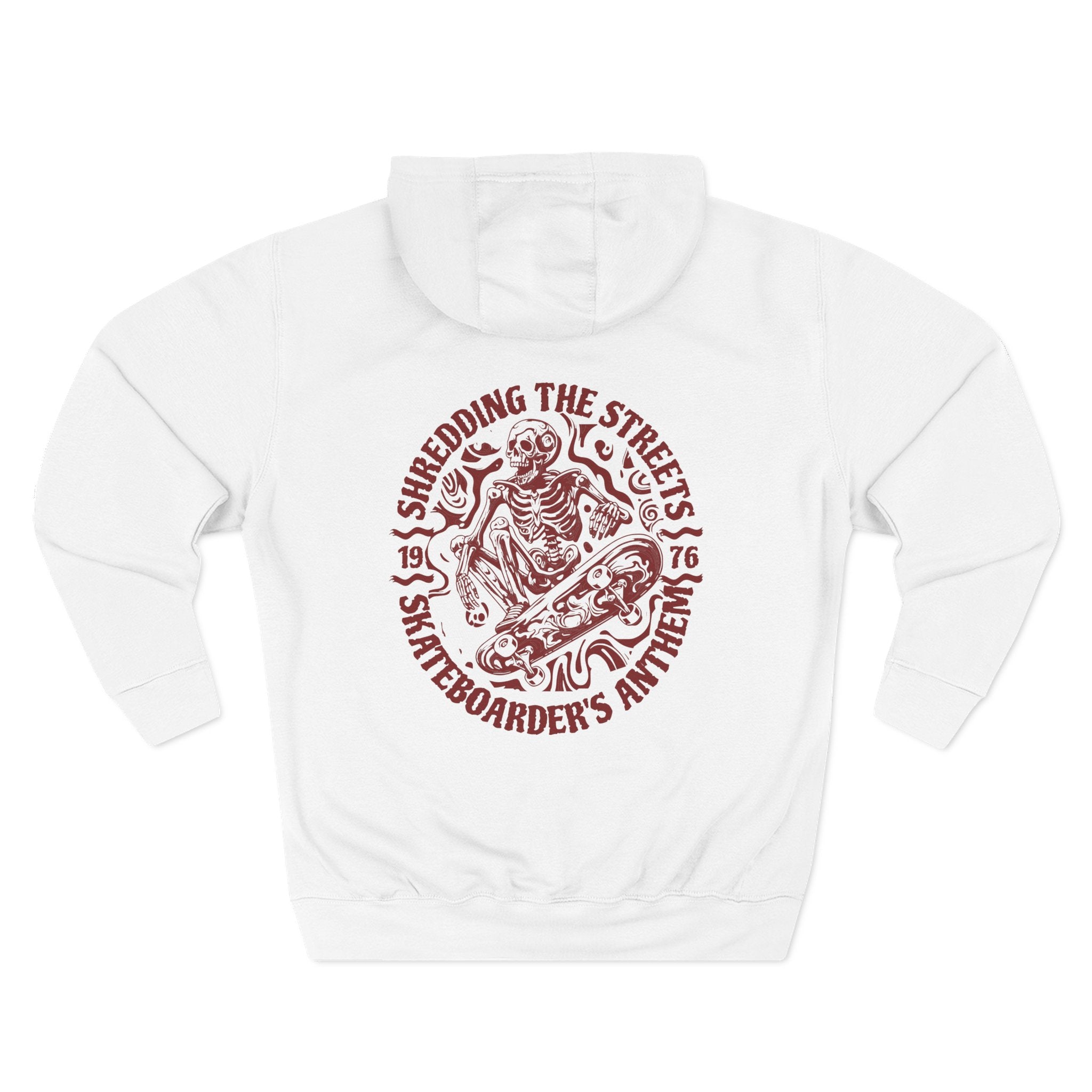 Skateboarders In Hell Graphic Hoodie — Retro Skate Circle Design