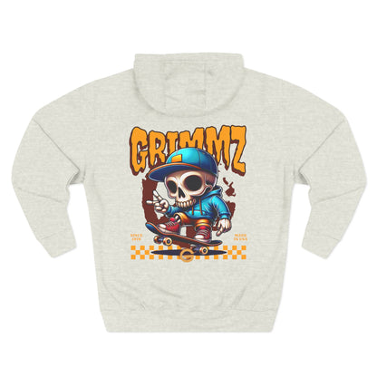 Weirdo Graphic Hoodie — Retro Skate Cartoon Fleece Pullover