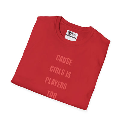 irls Are Players Empowerment Graphic Tee
