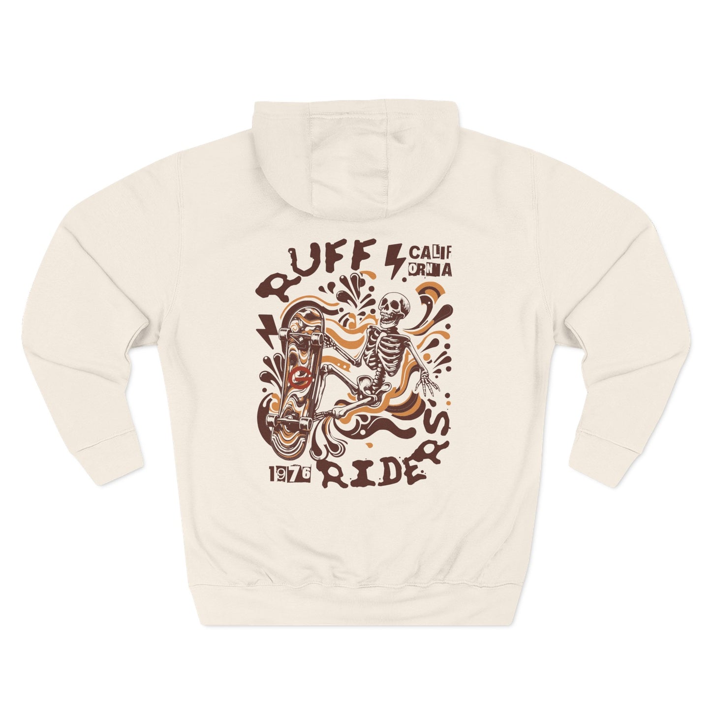 Ruff Riders Biker Skeleton Hoodie