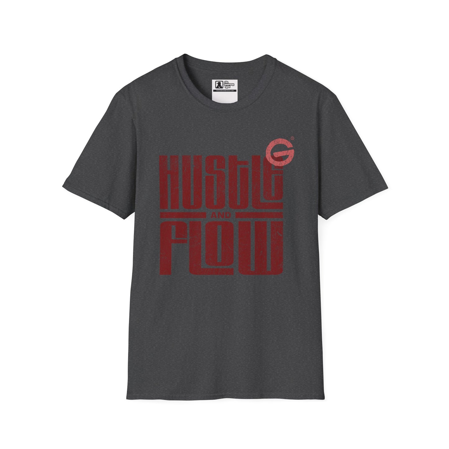 Hustle Flow Motivational Streetwear Tee