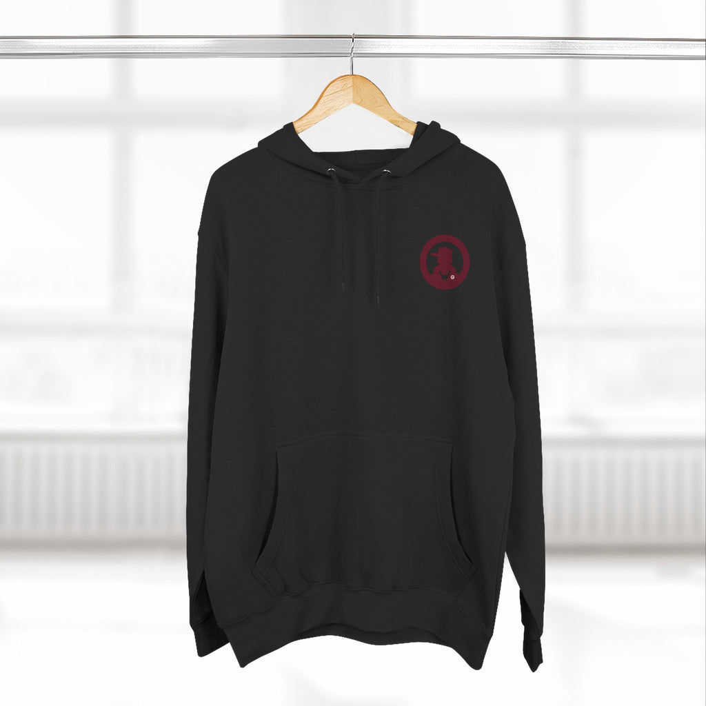 Skateboarders In Hell Graphic Hoodie — Retro Skate Circle Design