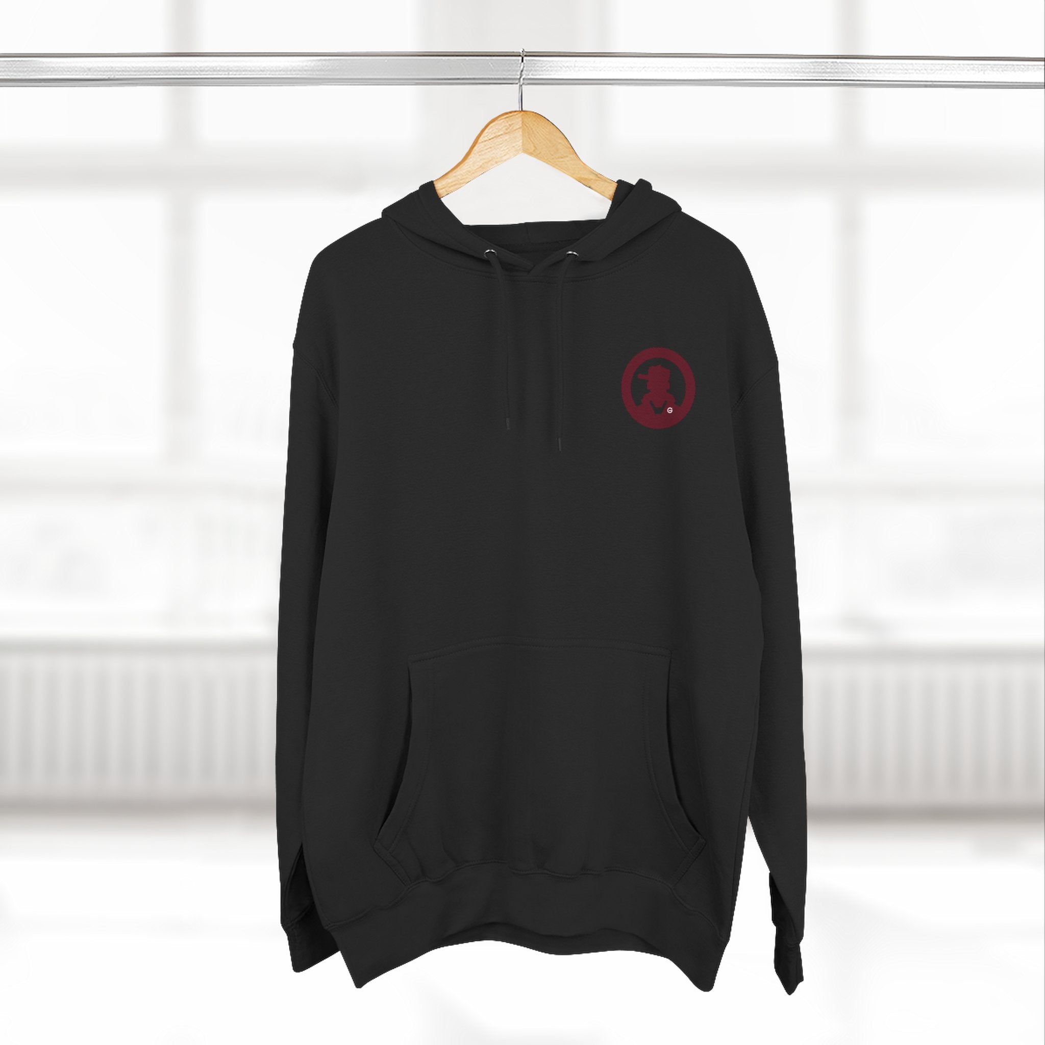 Skateboarders In Hell Graphic Hoodie — Retro Skate Circle Design
