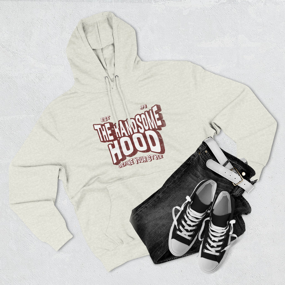 The Handsome Hood Graphic Fleece Hoodie