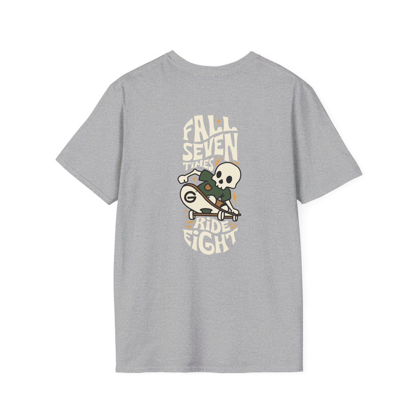 Skater Skull Tee Skateboard Graphic T-Shirt