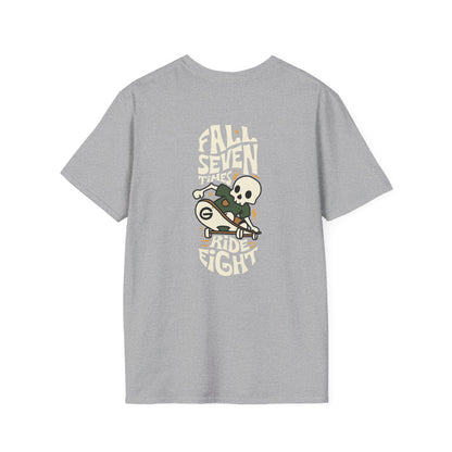 Skater Skull Tee Skateboard Graphic T-Shirt