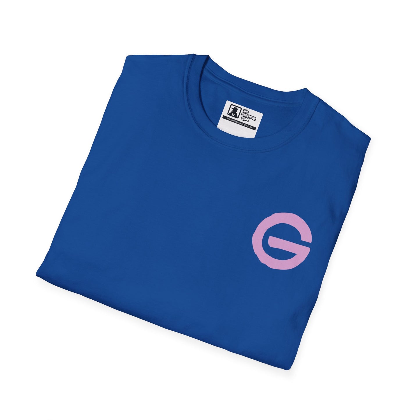 T-Shirt — Minimal Pink 'G' Logo Tee