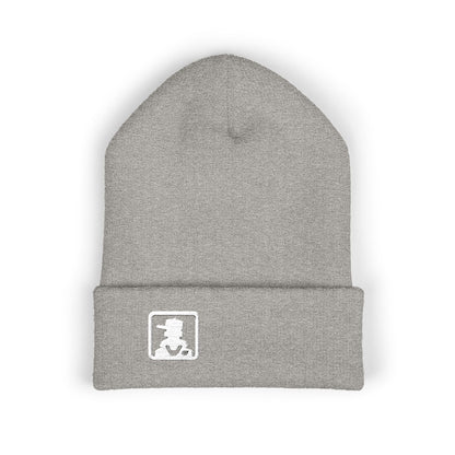 Classic Minimal Patch Knit Beanie