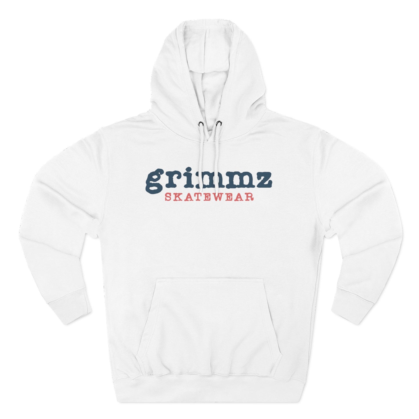 Grimmz Skatewear Fleece Hoodie — Vintage Skate Logo Pullover