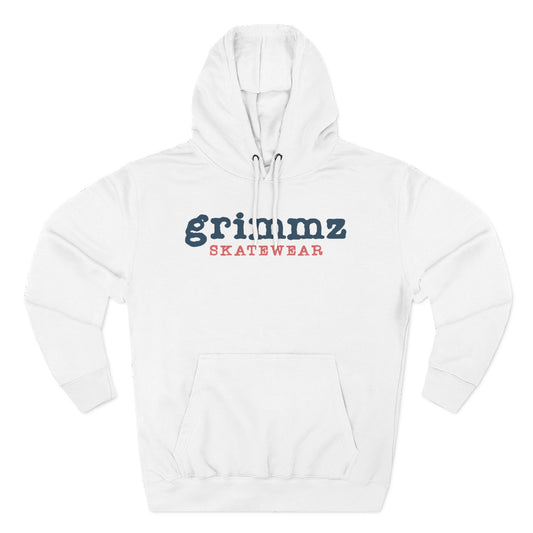 Grimmz Skatewear Fleece Hoodie — Vintage Skate Logo Pullover