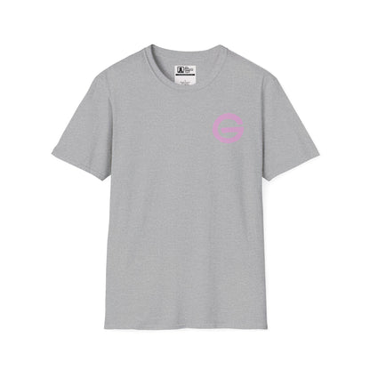 T-Shirt — Minimal Pink 'G' Logo Tee
