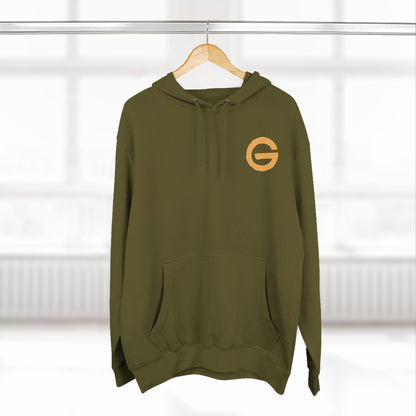 Hustle Flow Retro Gold Hoodie