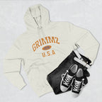 Grimmz 1976 U.S.A. Hoodie — Vintage Collegiate Fleece Pullover