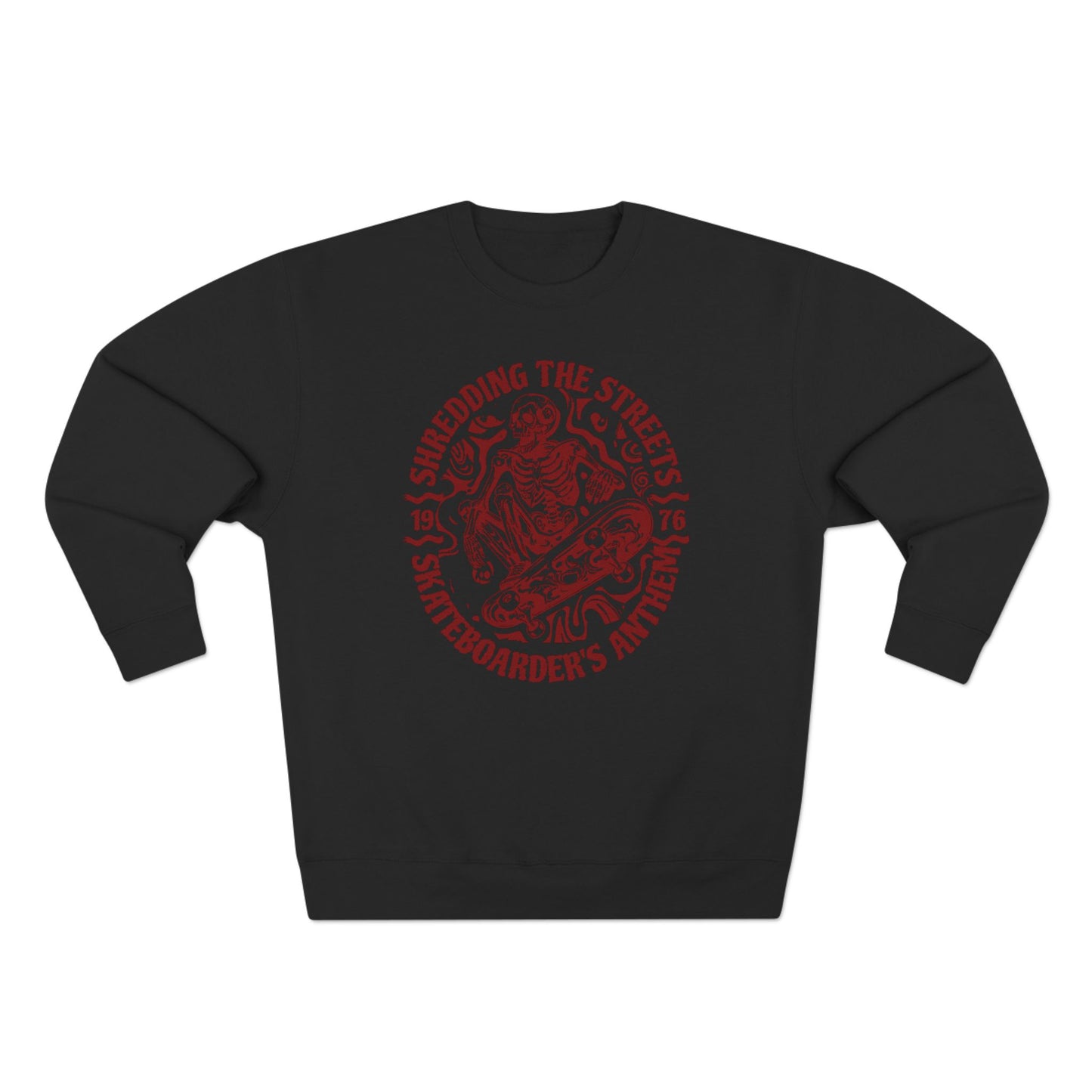 Skate Anthem Shredding Streets Sweatshirt