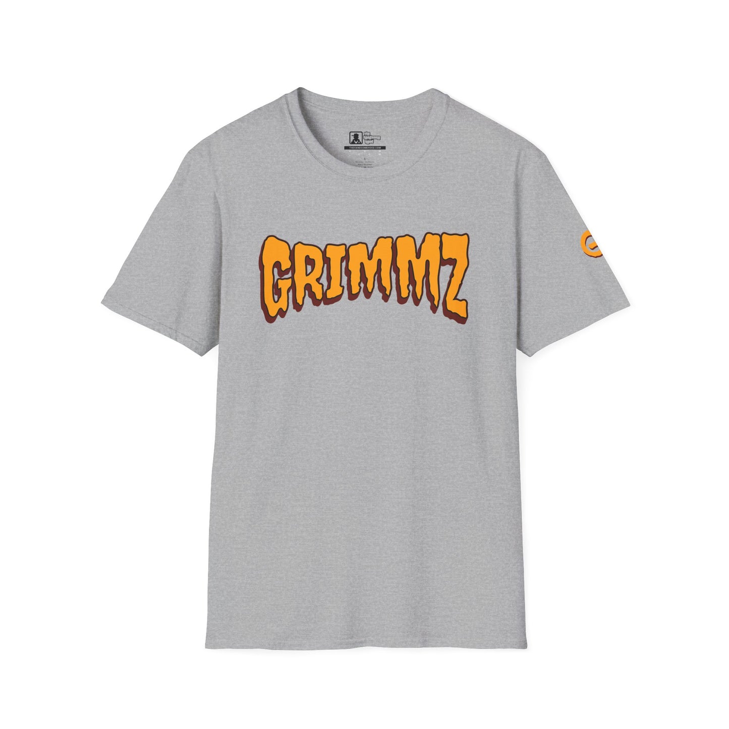 Grimmz Orange Drip Logo T-Shirt