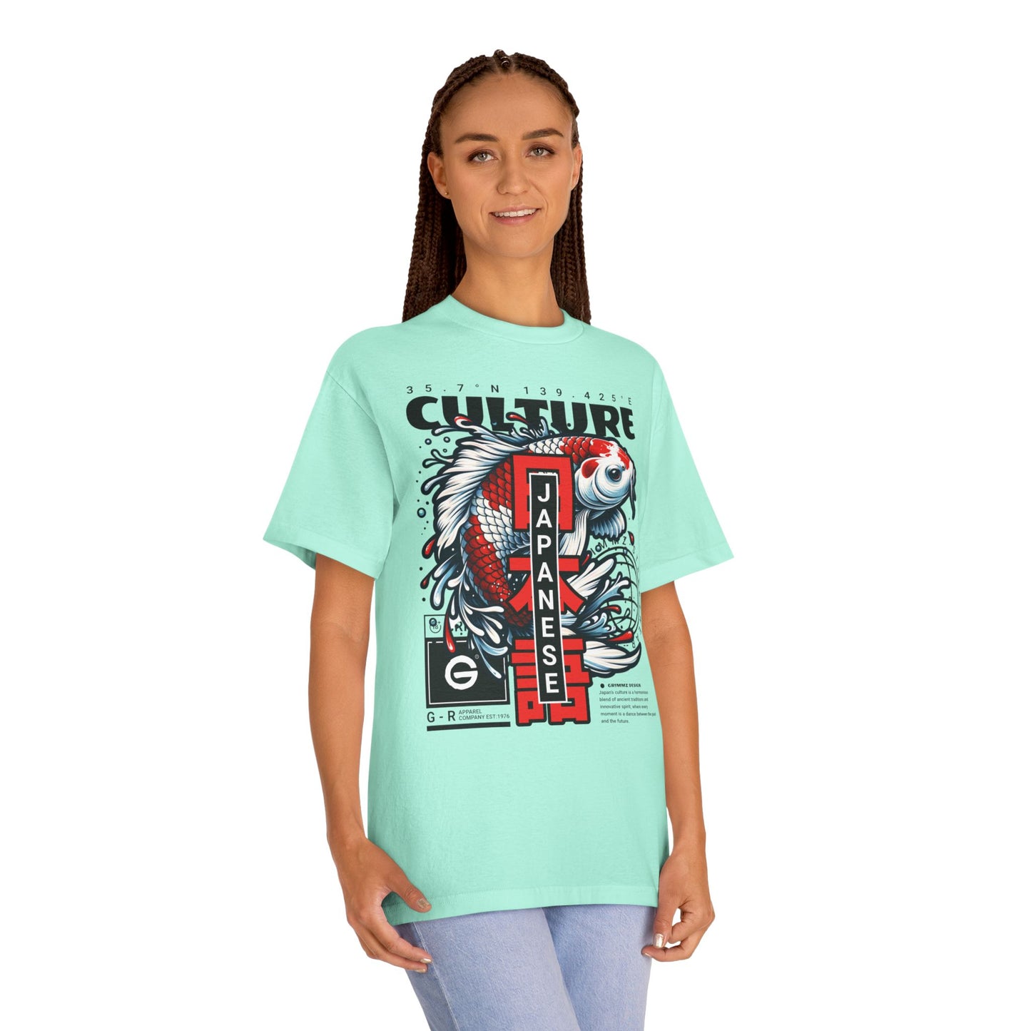 Japanese Koi Culture Graphic Tee