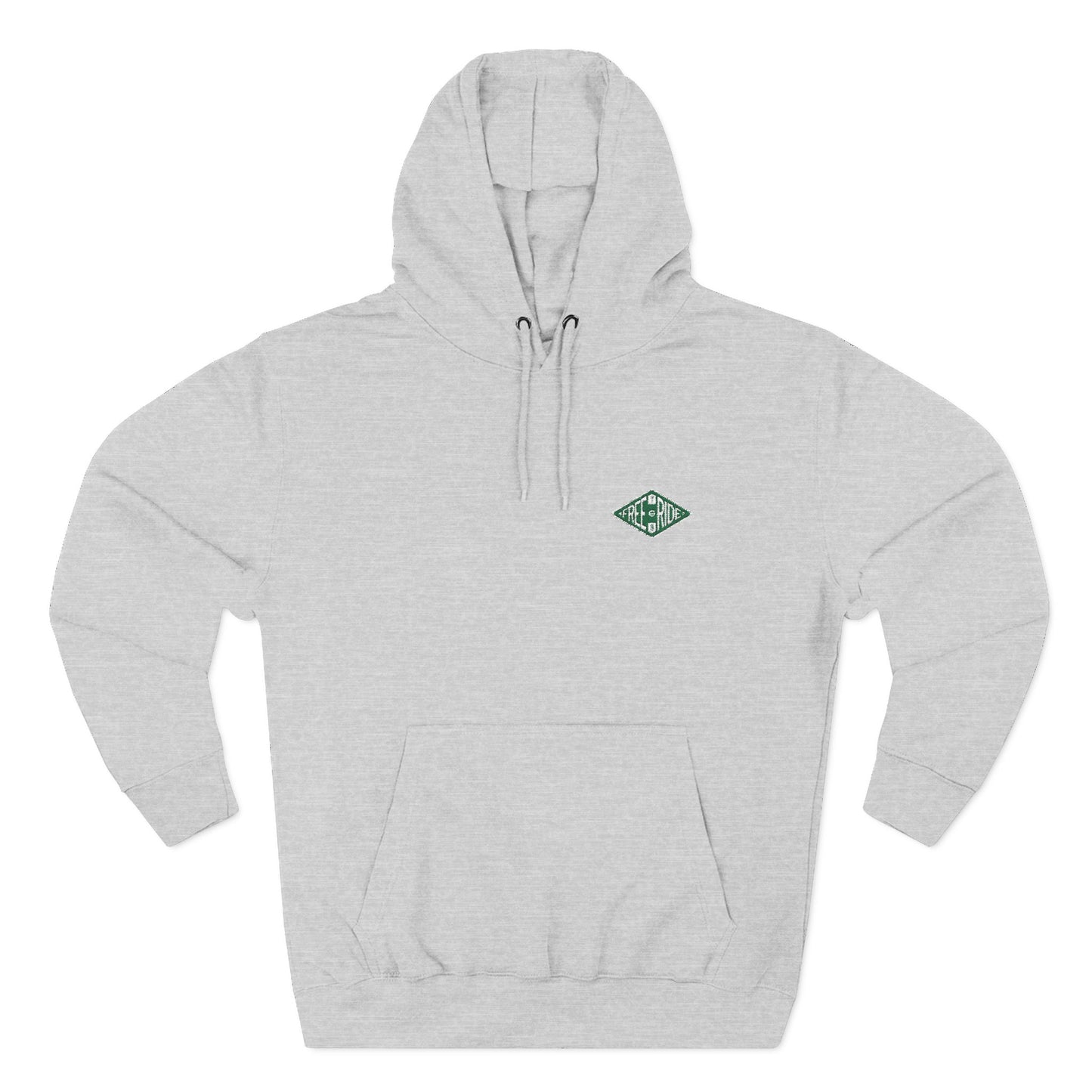 Minimal Green Diamond Logo Hoodie