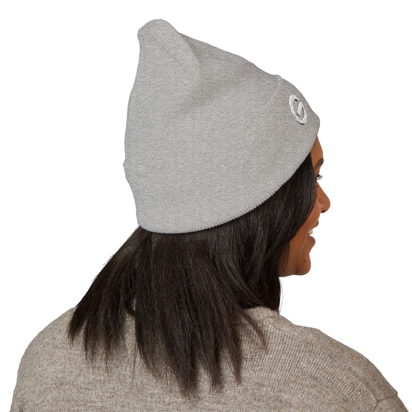 Yellow G Logo Knit Beanie