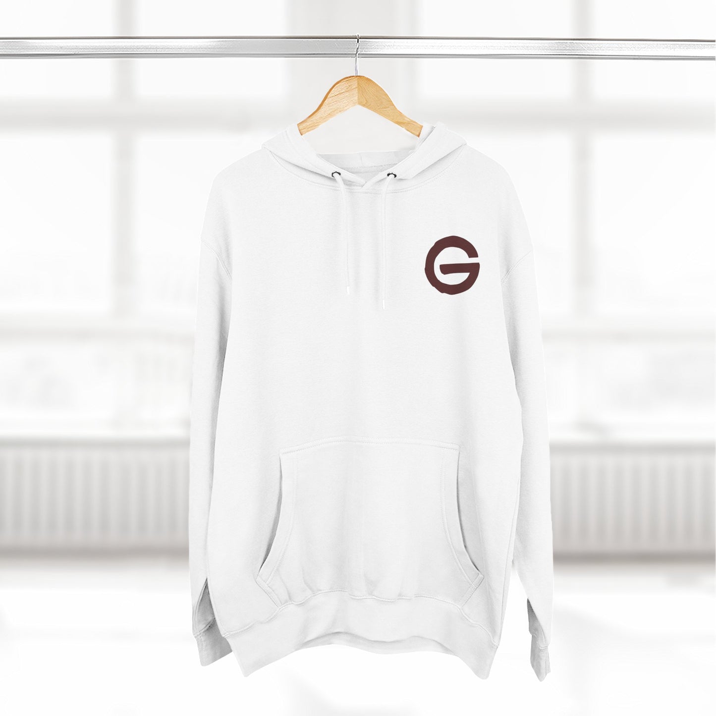 Minimalist 'G' Logo Hoodie Three-Panel