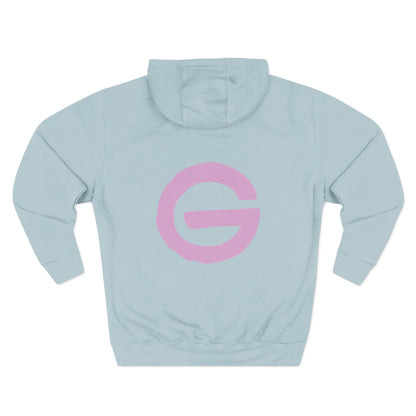 Minimalist Pink G Logo Hoodie