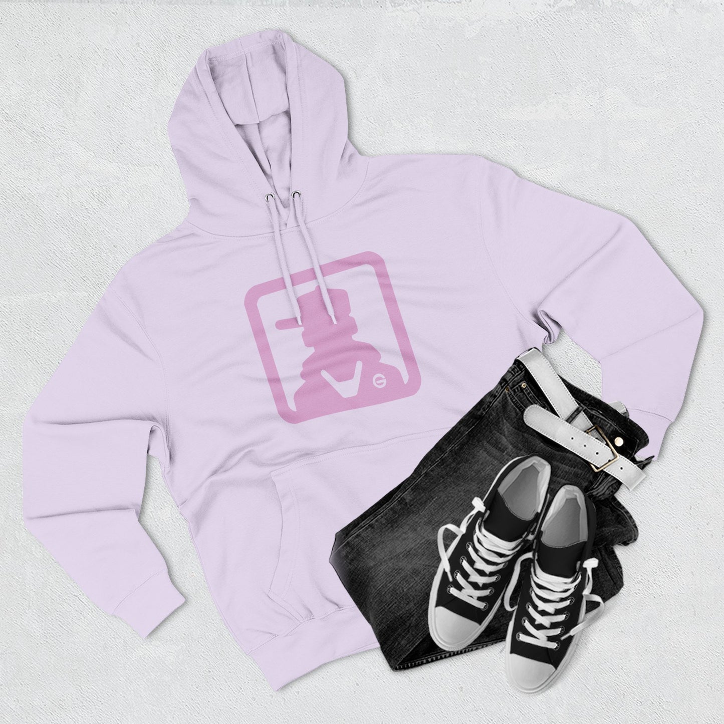 Pastel Pink Cat Hoodie