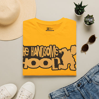 Handsomeschool Graphic T‑Shirt — 'The Handsome Hool' Retro Mascot Tee