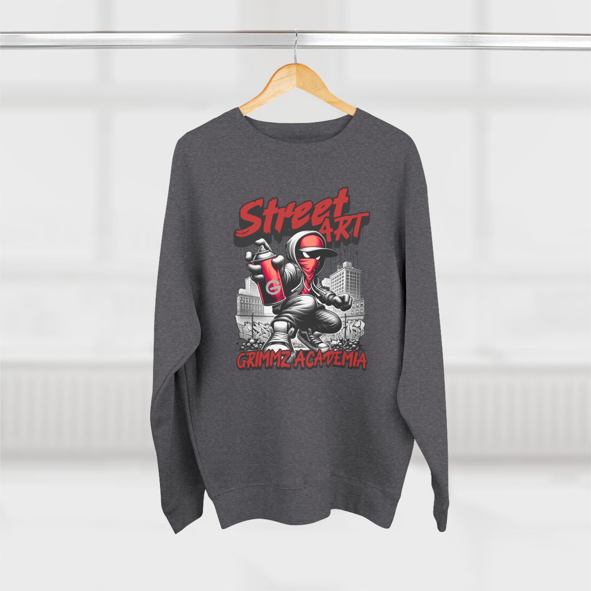 Street Art Crewneck Sweatshirt – Graffiti Skater Graphic