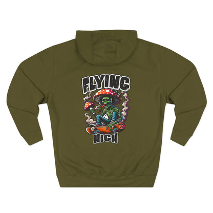 Flying High Mushroom Skateboard Hoodie