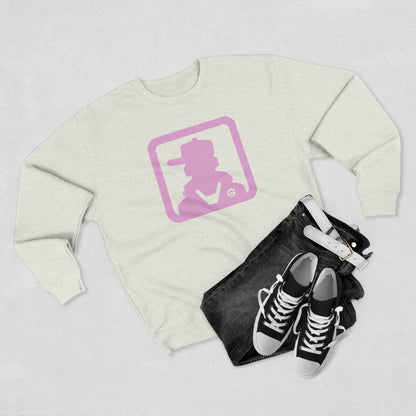 Retro Pink Silhouette Crewneck Sweatshirt