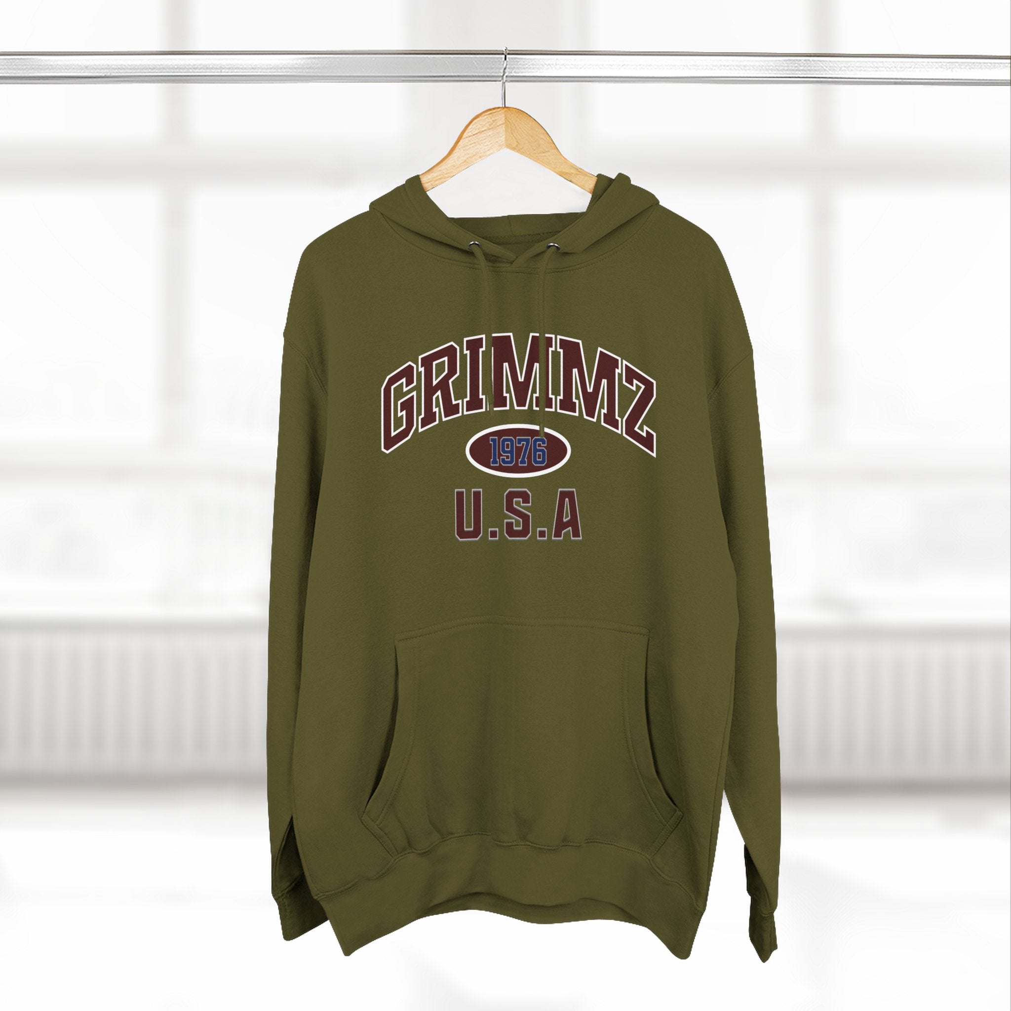 Grimmz U.S.A. Classic Fleece Hoodie