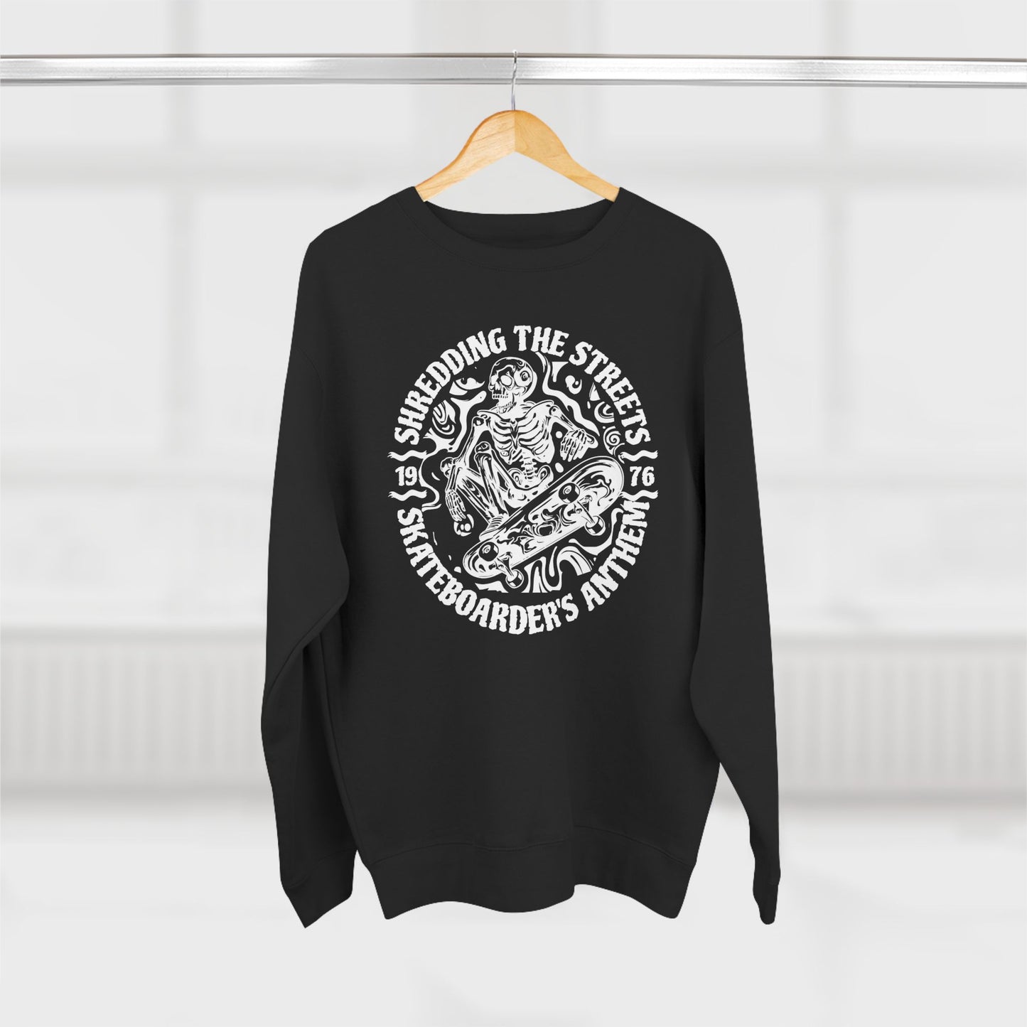 Skate Anarchy Shredding Streets Sweatshirt