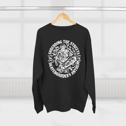 Skate Anarchy Shredding Streets Sweatshirt