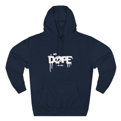 Classic White Three-Panel Hoodie
